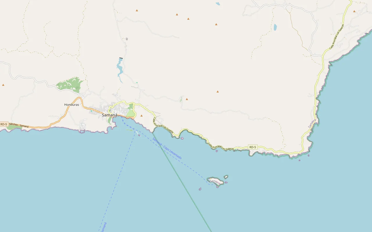 Samana Group area map showing the project in relation to the Samaná Peninsula